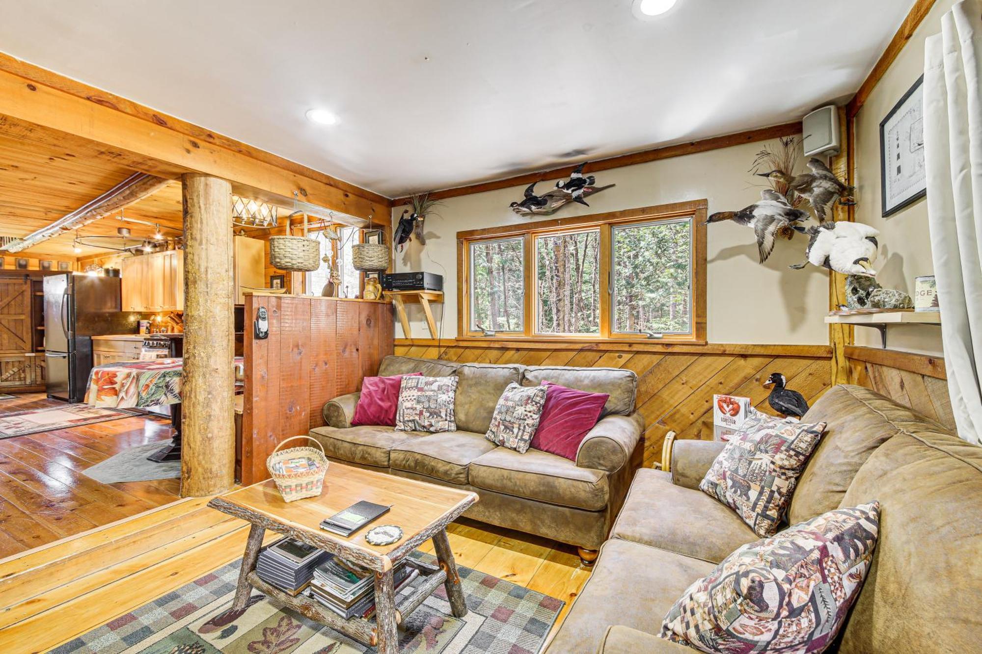Rustic Searsport Cabin Loft And Sunroom On 10 Acres Exterior photo