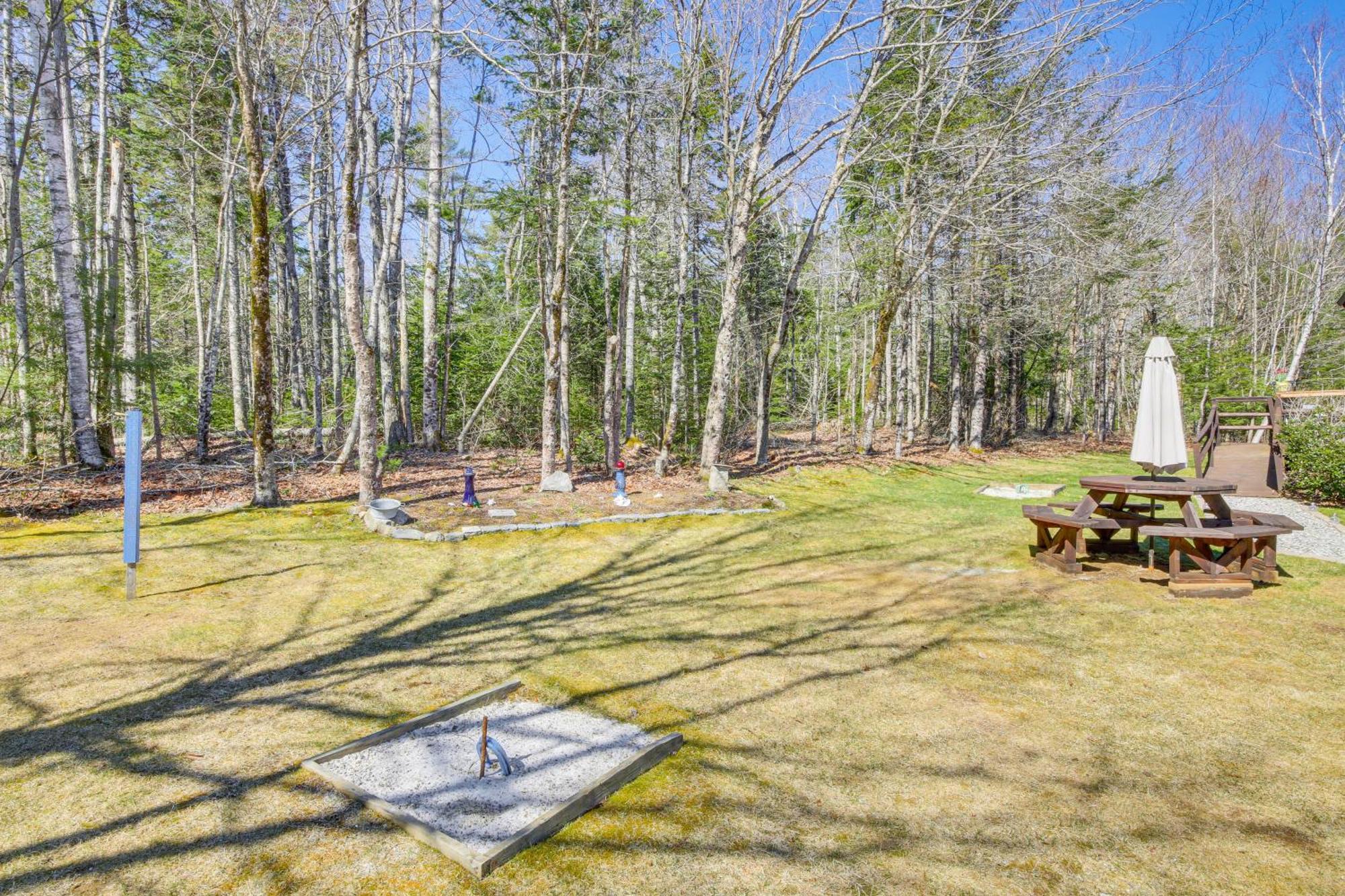 Rustic Searsport Cabin Loft And Sunroom On 10 Acres Exterior photo